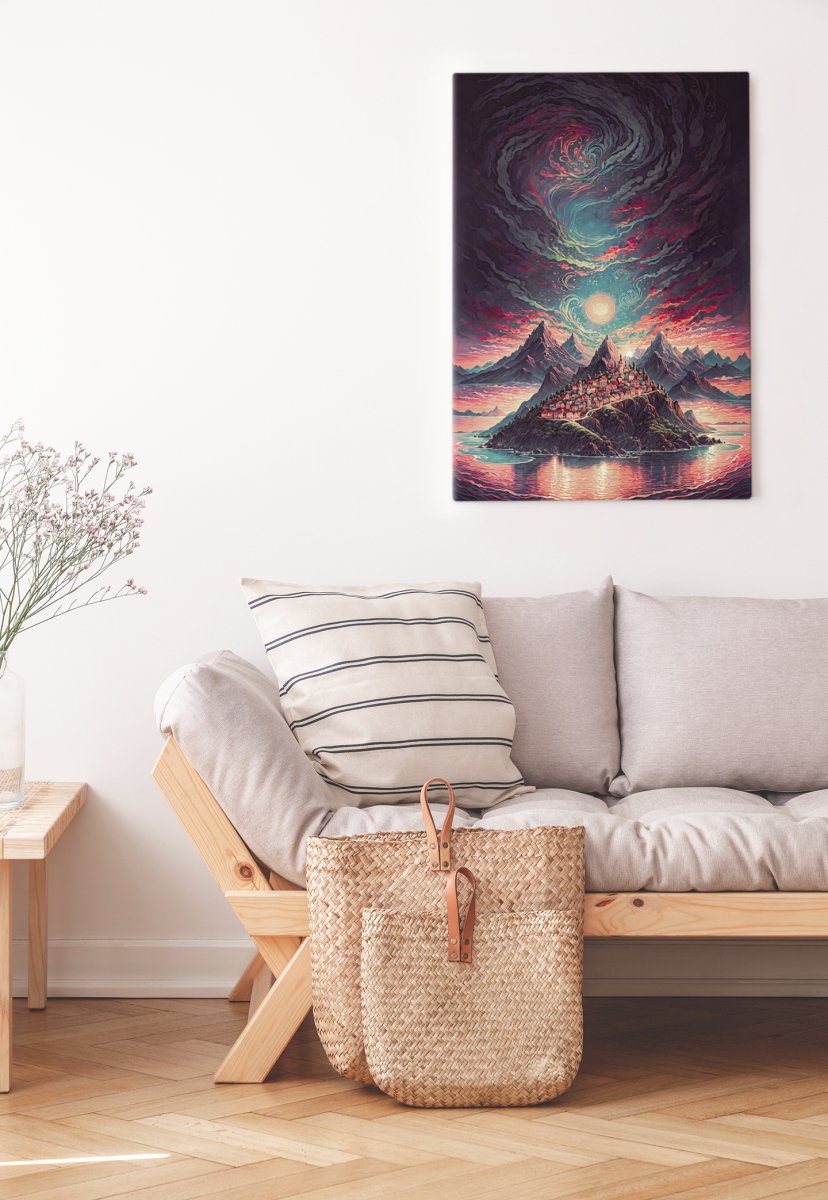 Flowing clouds - Art print - Poster - Ever colorful