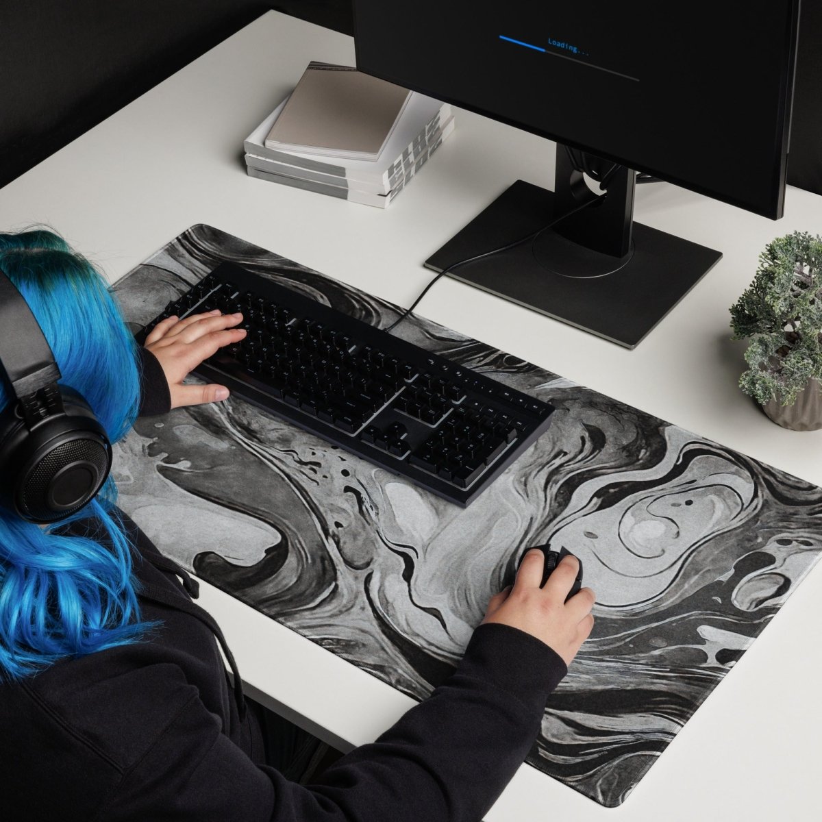 Flowing space - Gaming mouse pad - Ever colorful