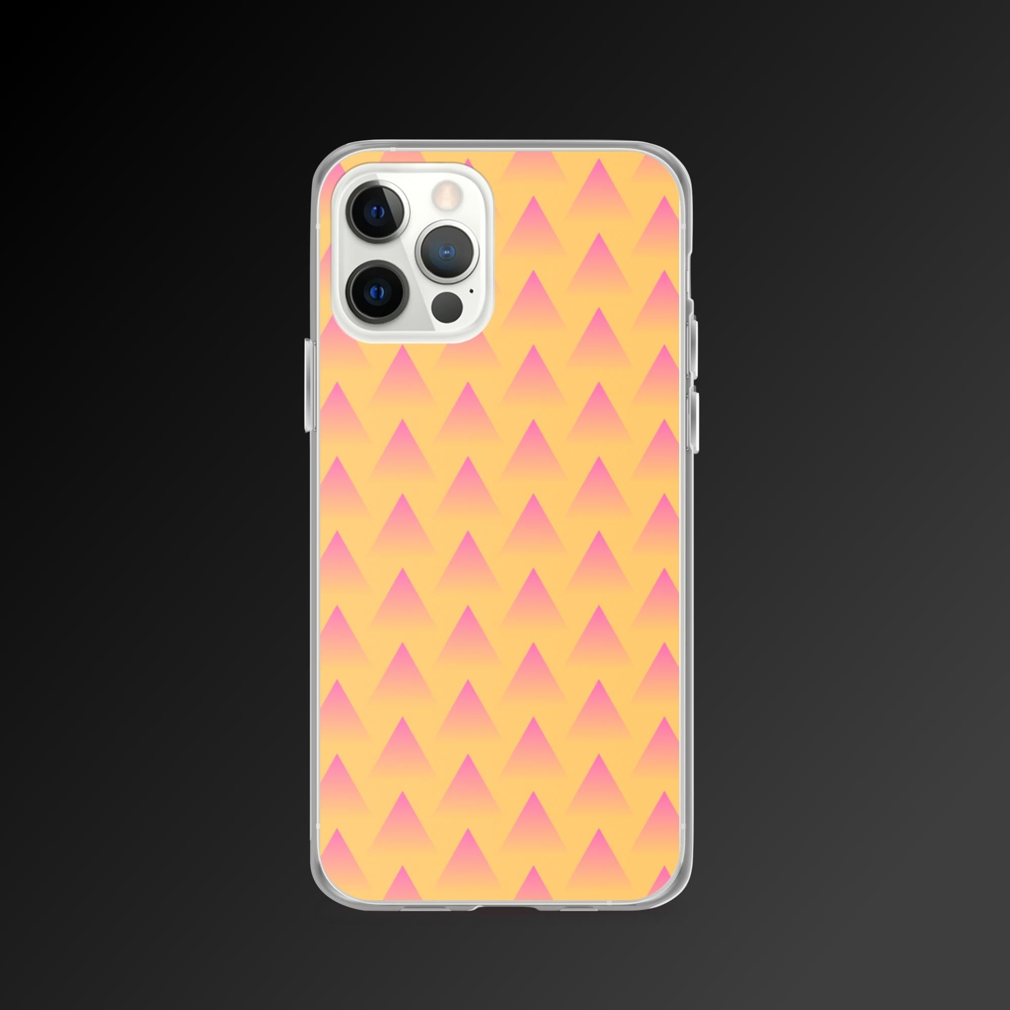 "Foggy pyramids pattern" clear iphone case - Clear iphone case - Ever colorful
