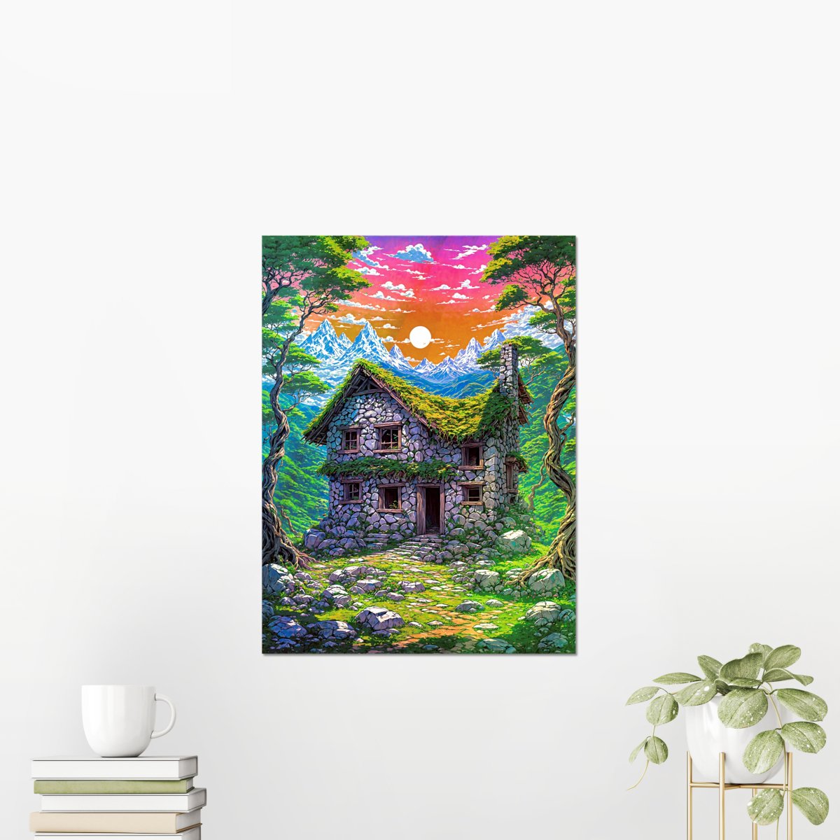 Forsaken manor - Art print - Poster - Ever colorful