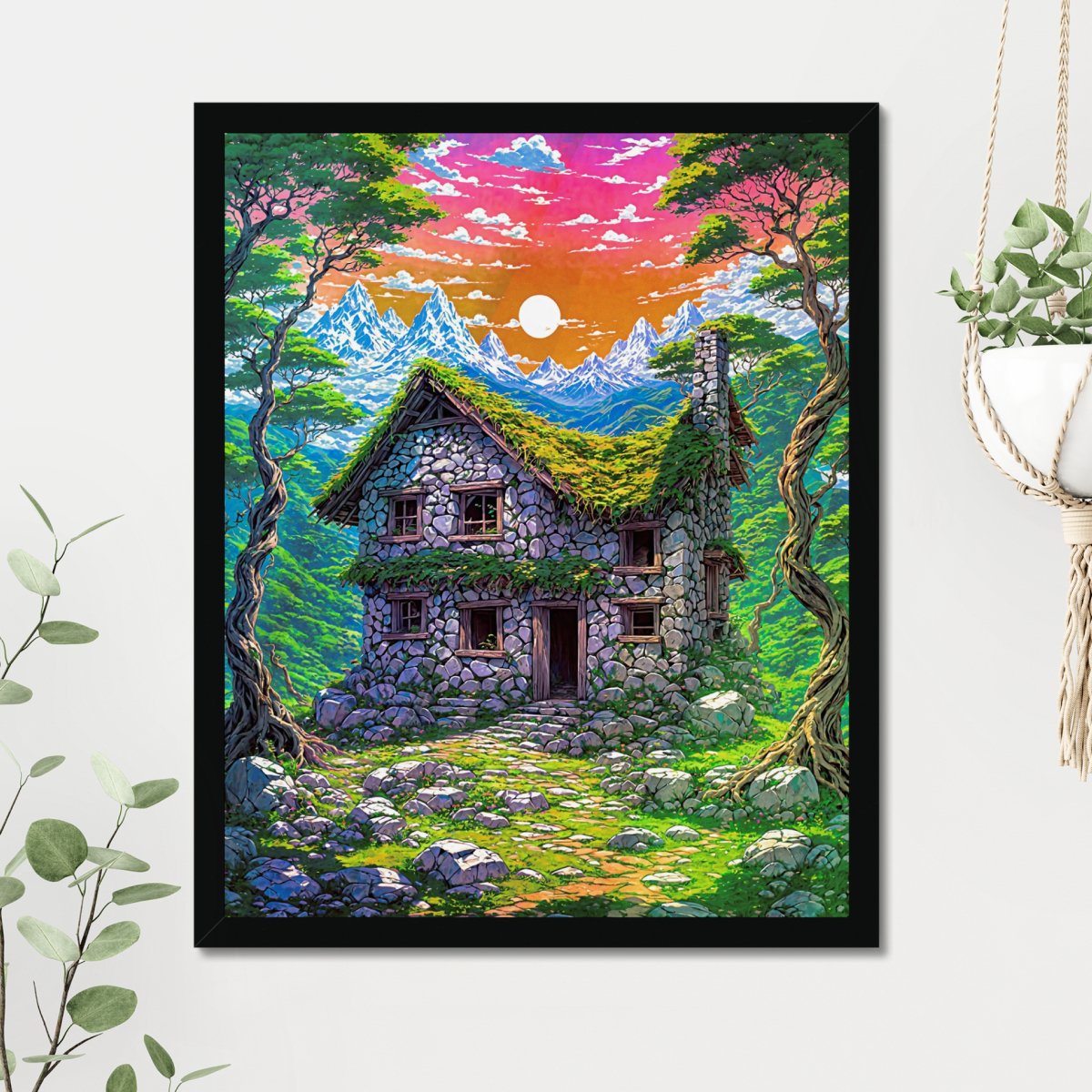 Forsaken manor - Art print - Poster - Ever colorful