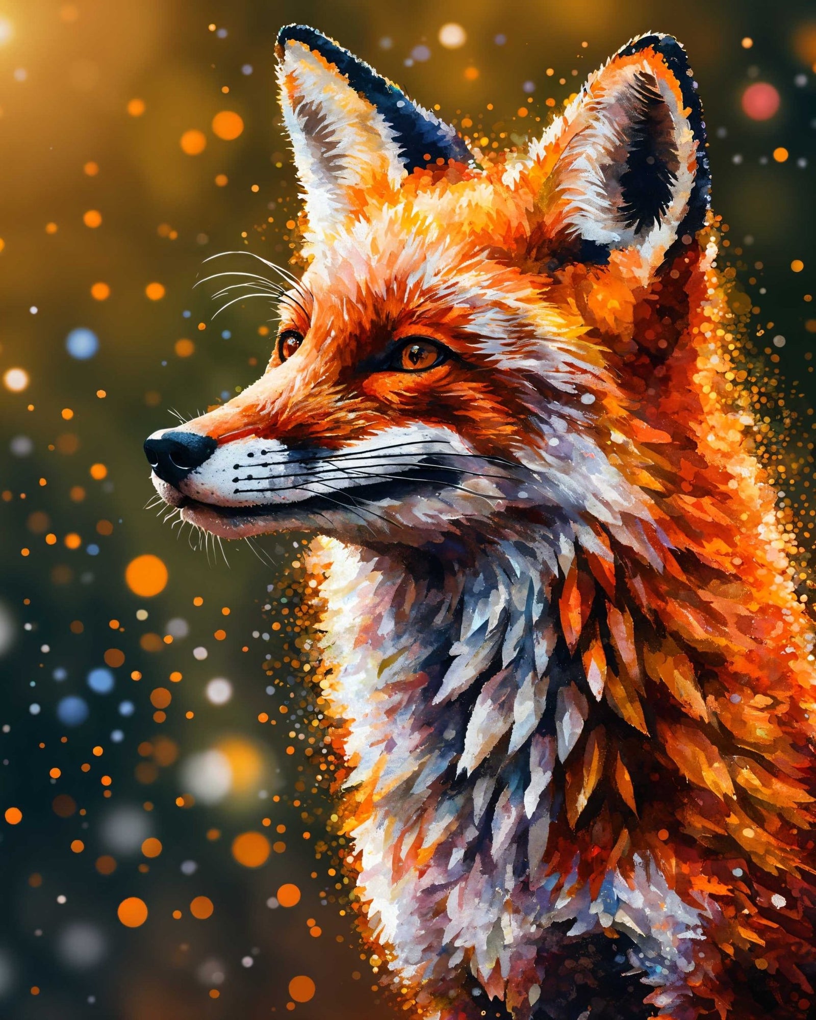 Foxy smile - Poster - Ever colorful