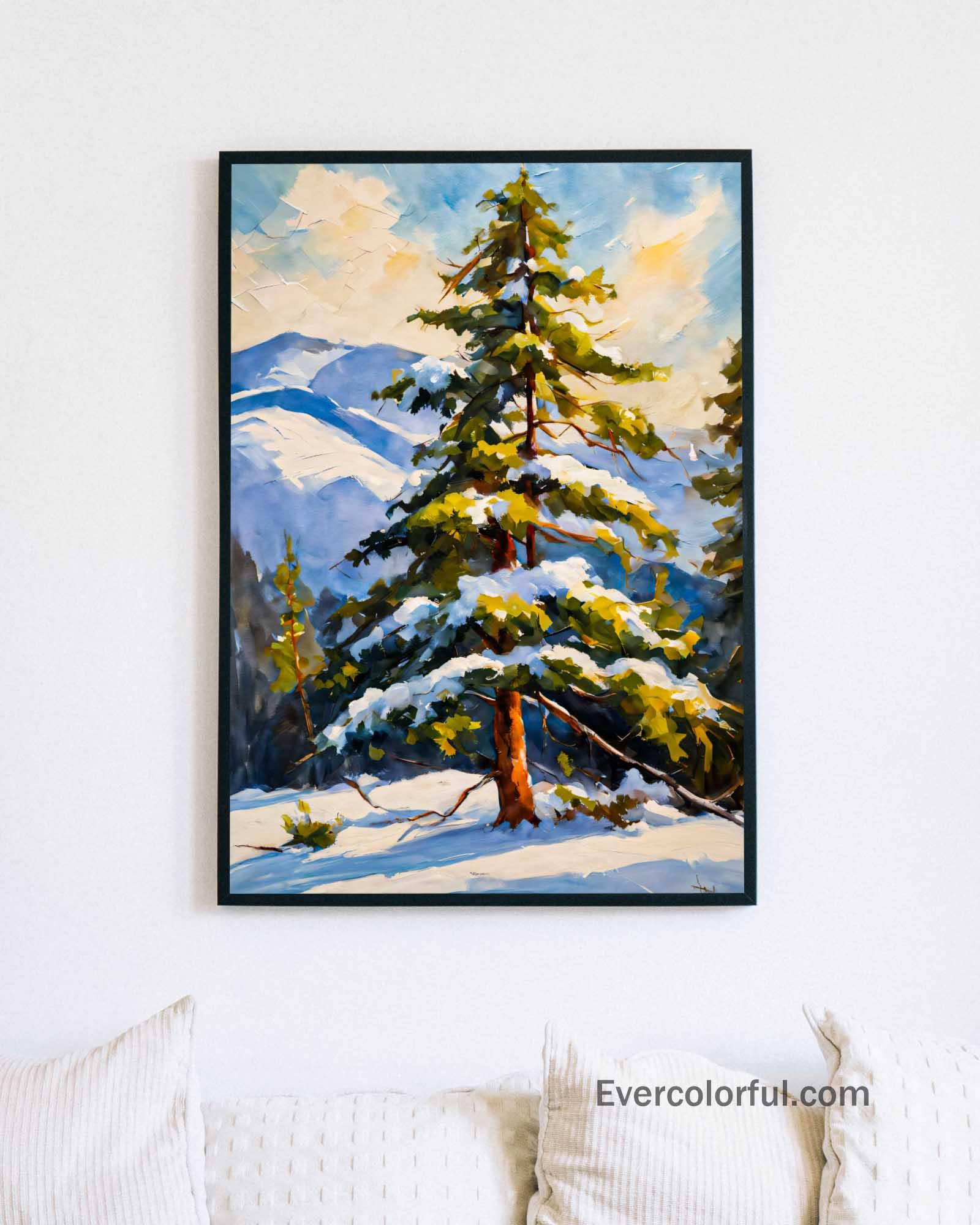 Frosted fir - Poster - Ever colorful