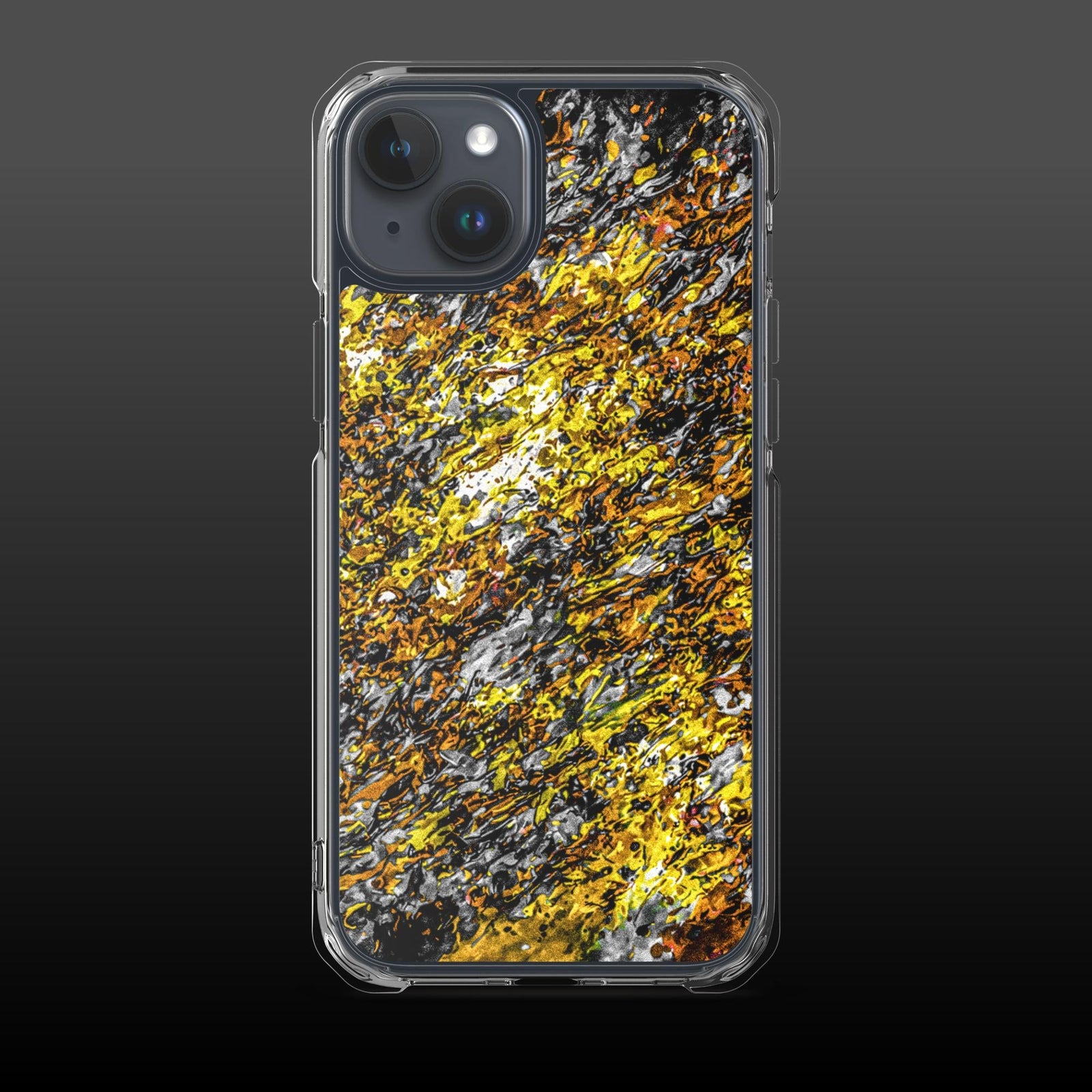 "Fuming chaos" clear iphone case - Clear iphone case - Ever colorful