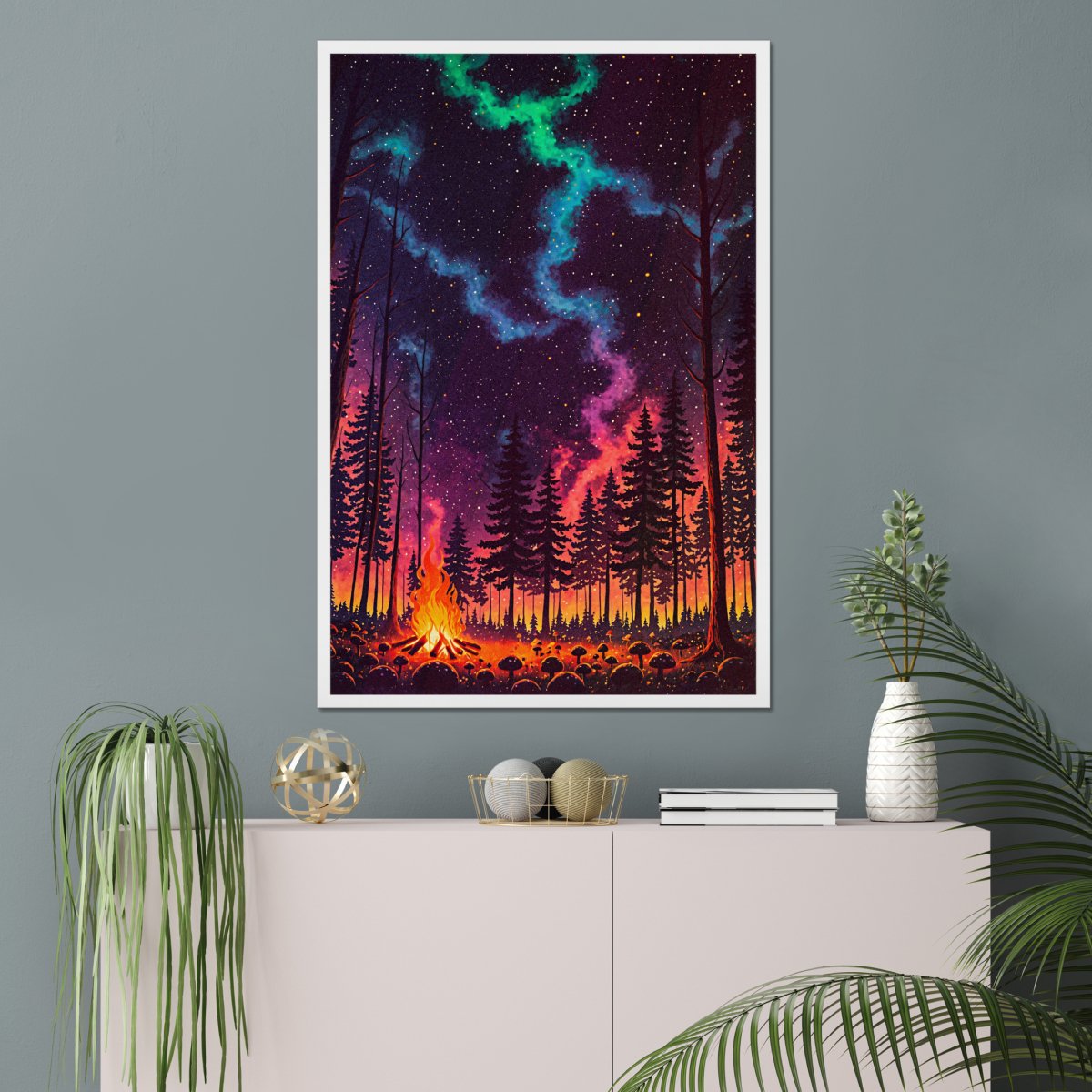 Fungi camp - Art print - Poster - Ever colorful
