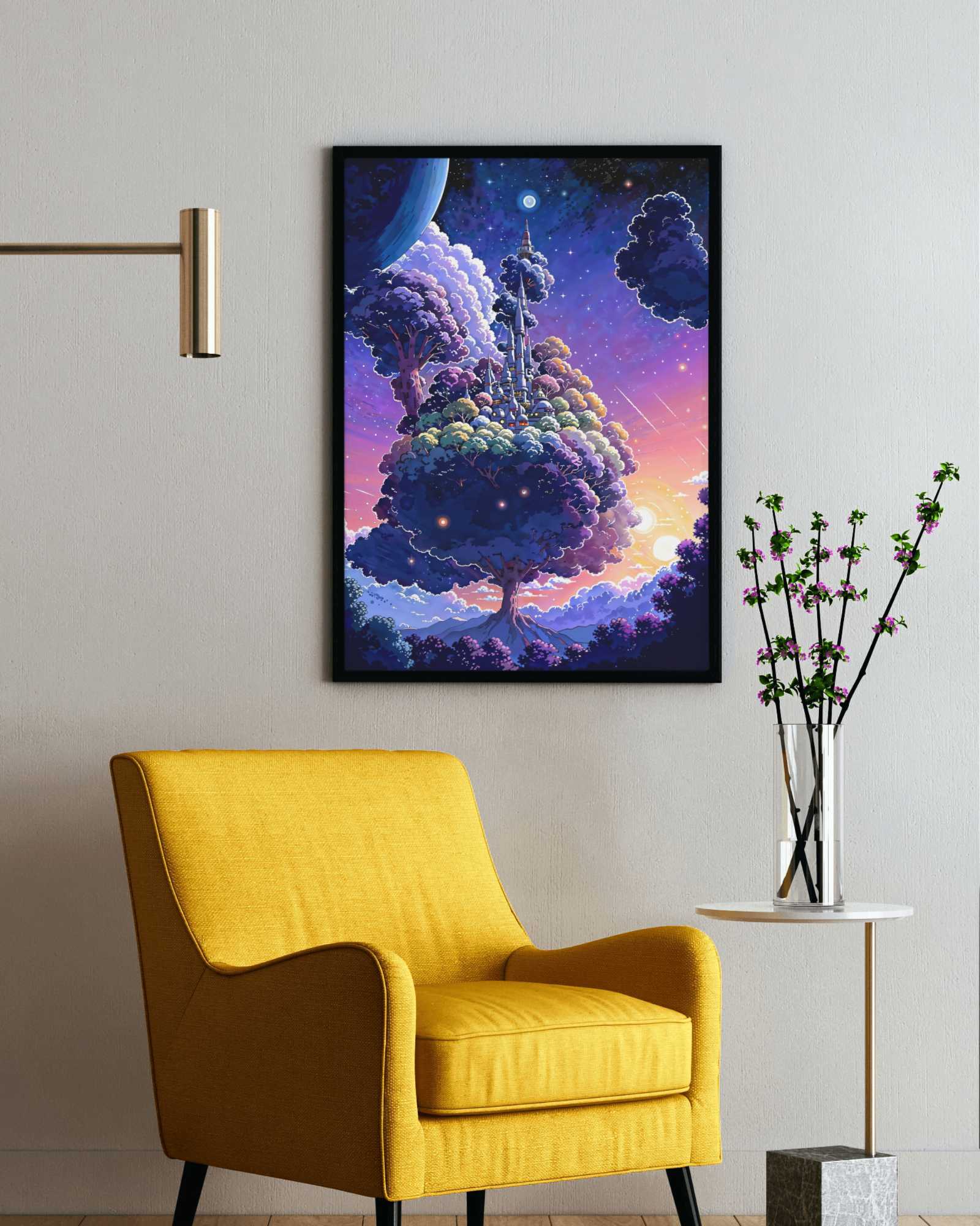 Future city of nature - Poster - Ever colorful