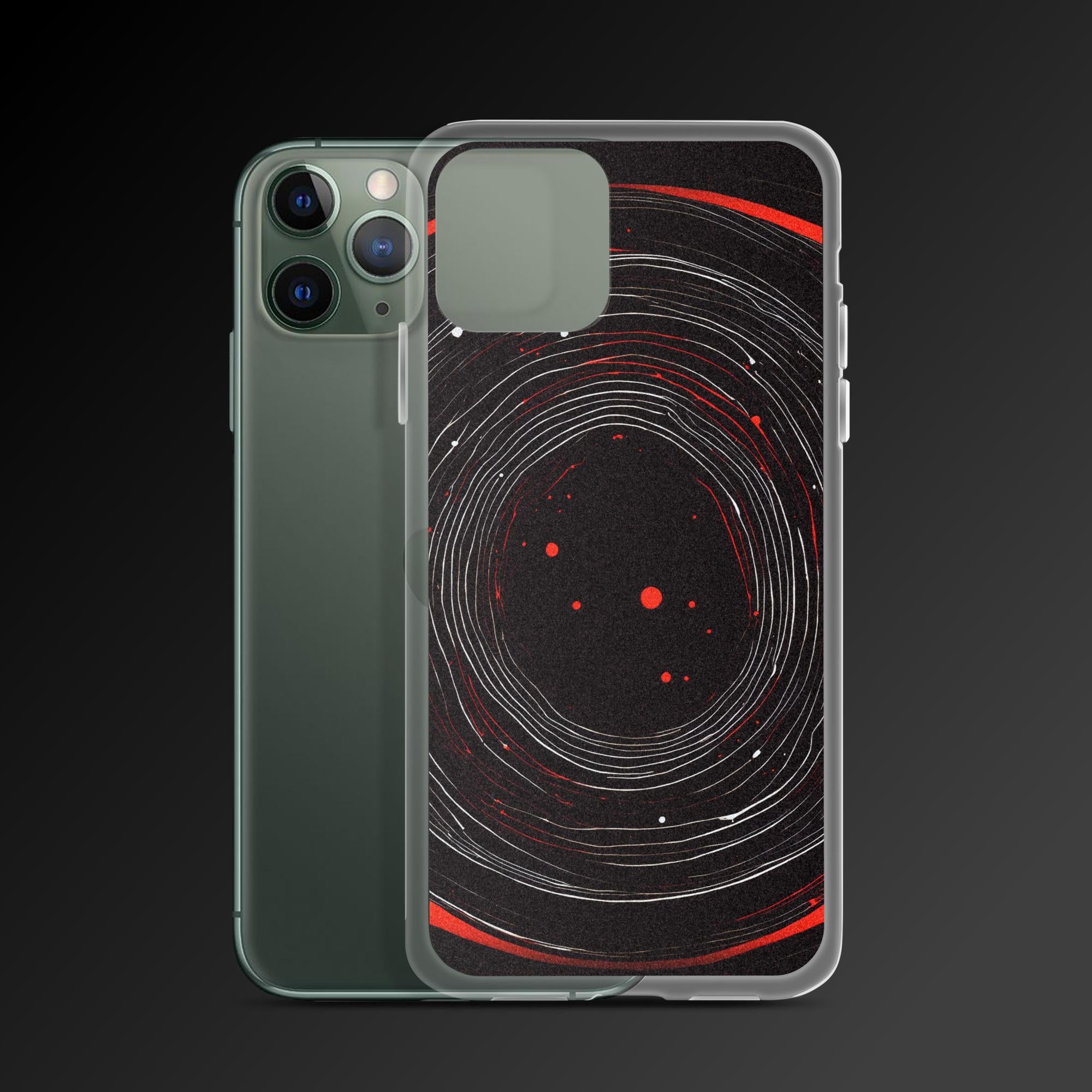 "Gory black hole" clear iphone case - Clear iphone case - Ever colorful