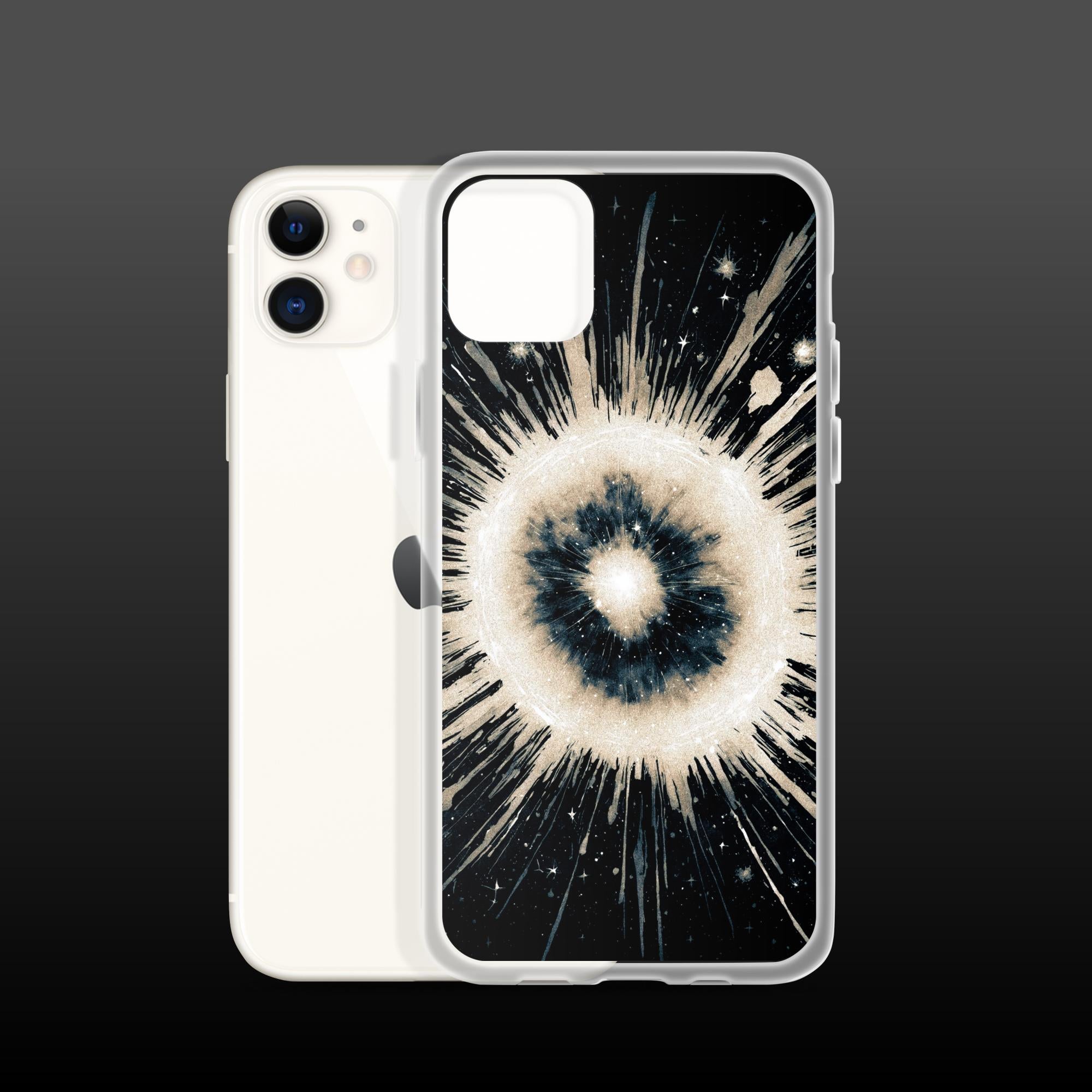 "Grayscale nova" clear iphone case - Clear iphone case - Ever colorful