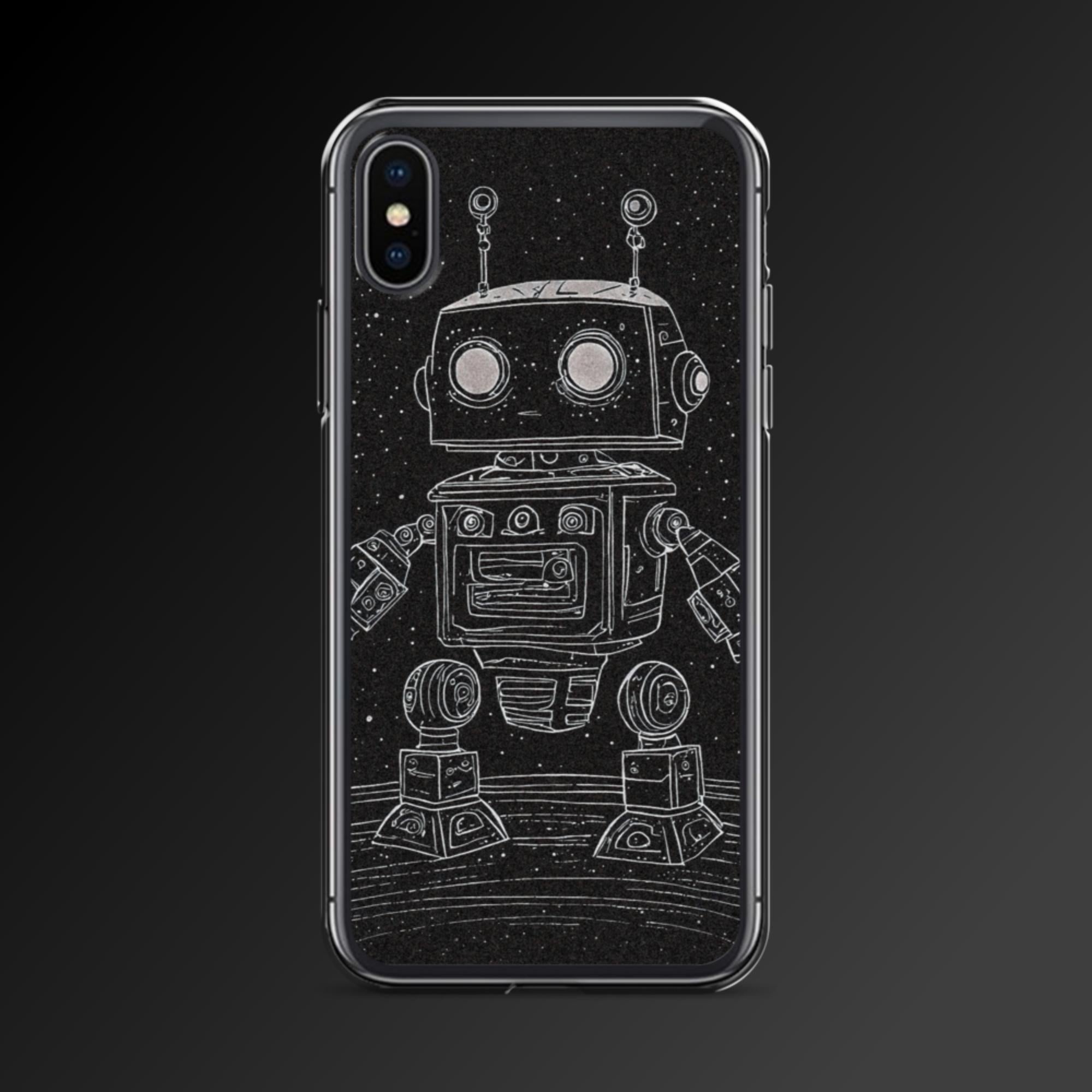 "Grayscale starobotics" clear iphone case - Clear iphone case - Ever colorful