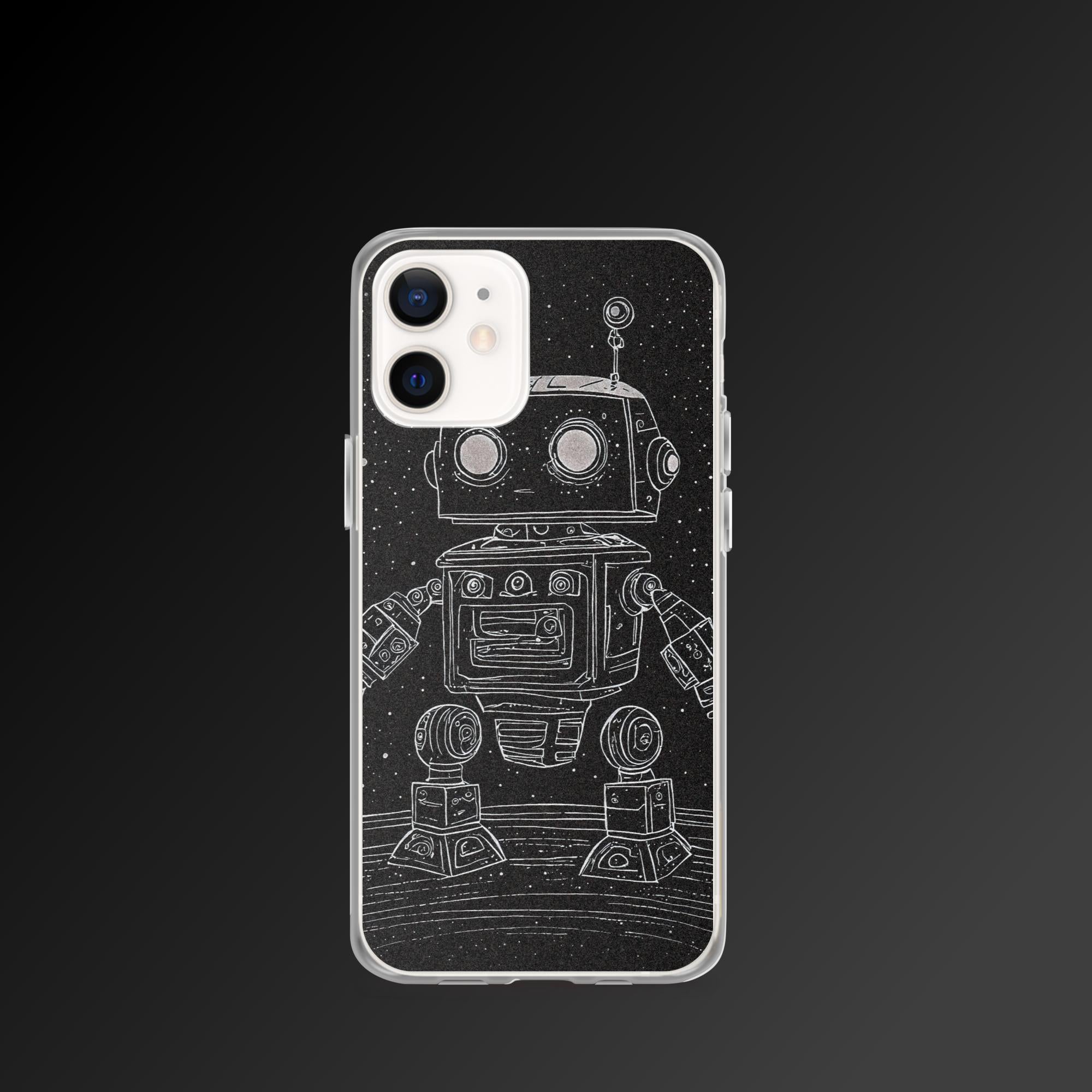 "Grayscale starobotics" clear iphone case - Clear iphone case - Ever colorful