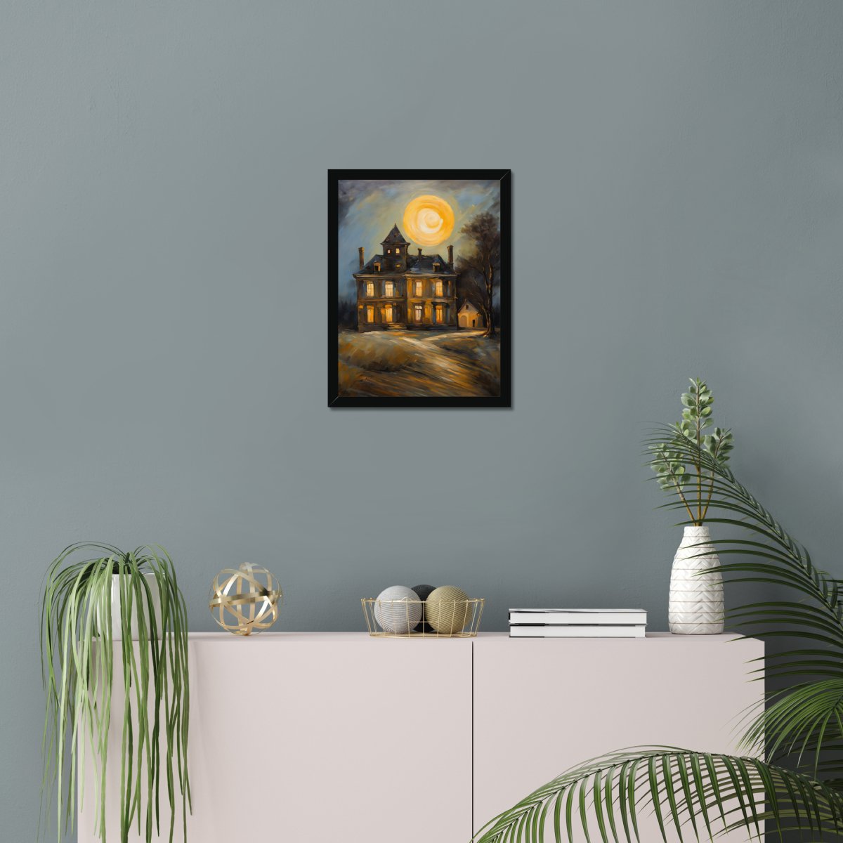 Haunted sin mansion - Art print - Poster - Ever colorful