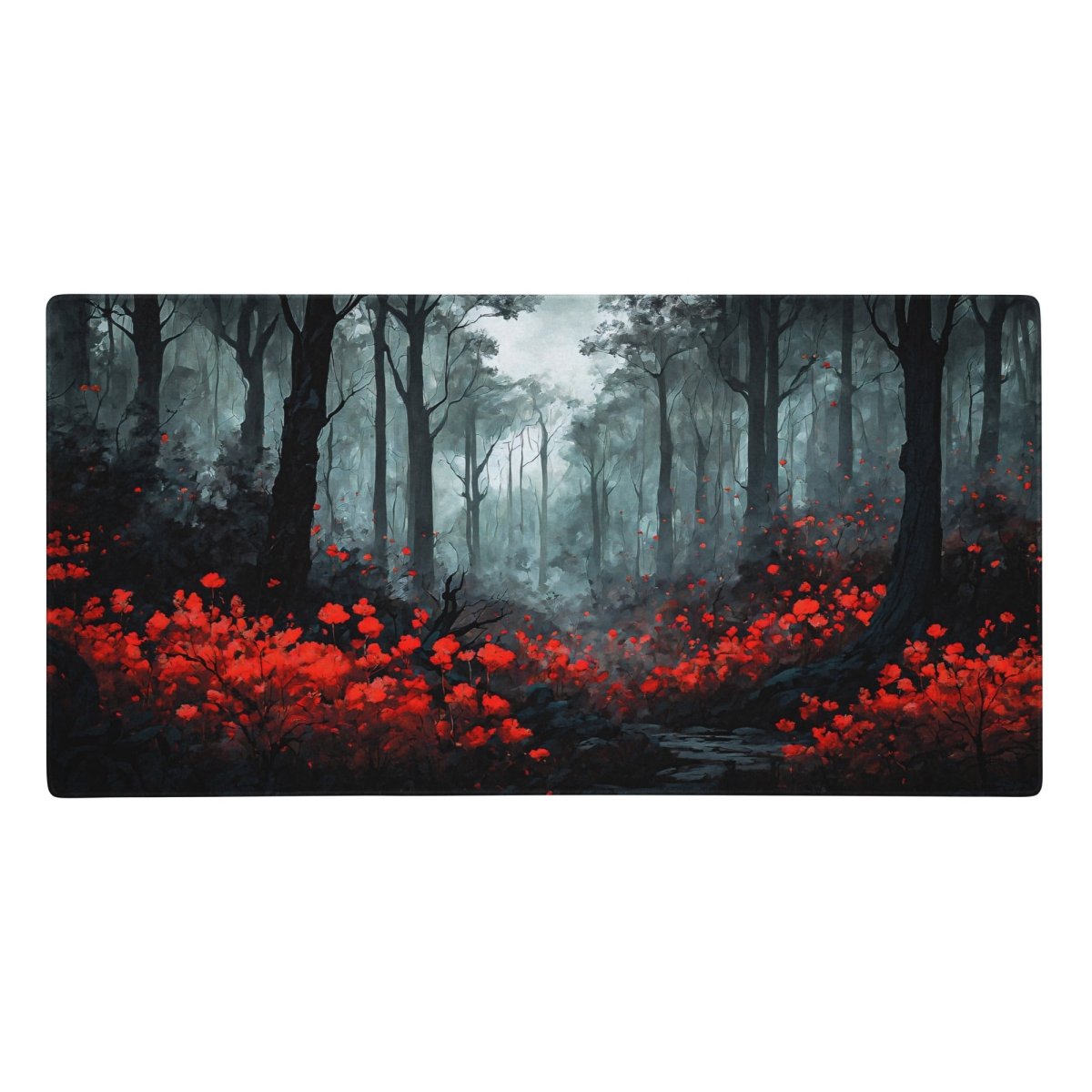 Hazy night woods - Gaming mouse pad - Ever colorful