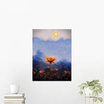 Hazy wildflower - Art print - Poster - Ever colorful