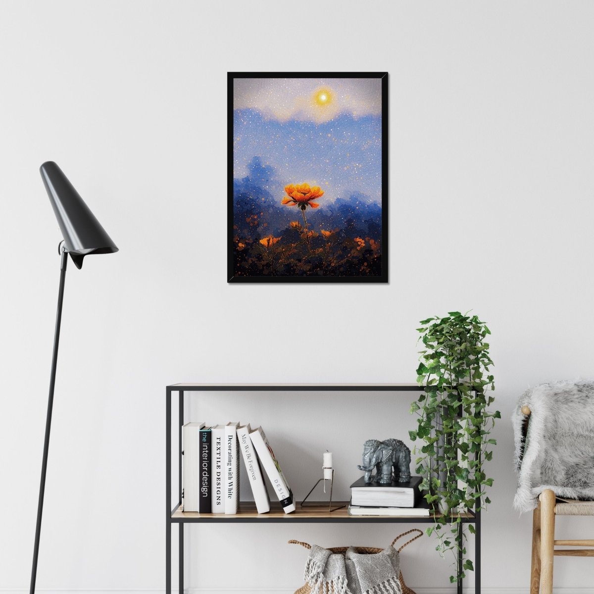 Hazy wildflower - Art print - Poster - Ever colorful