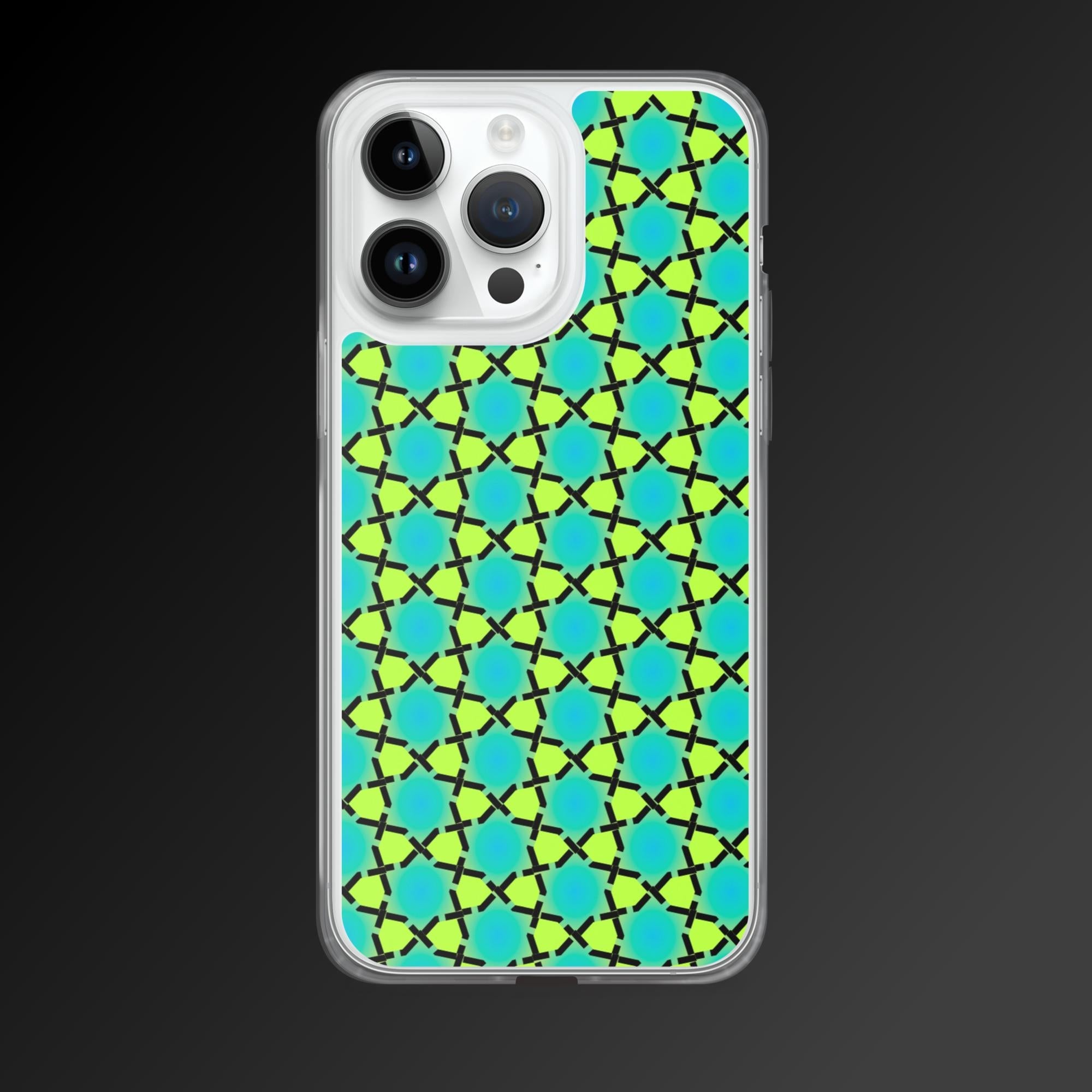 "Hexagram flower pattern" clear iphone case - Clear iphone case - Ever colorful