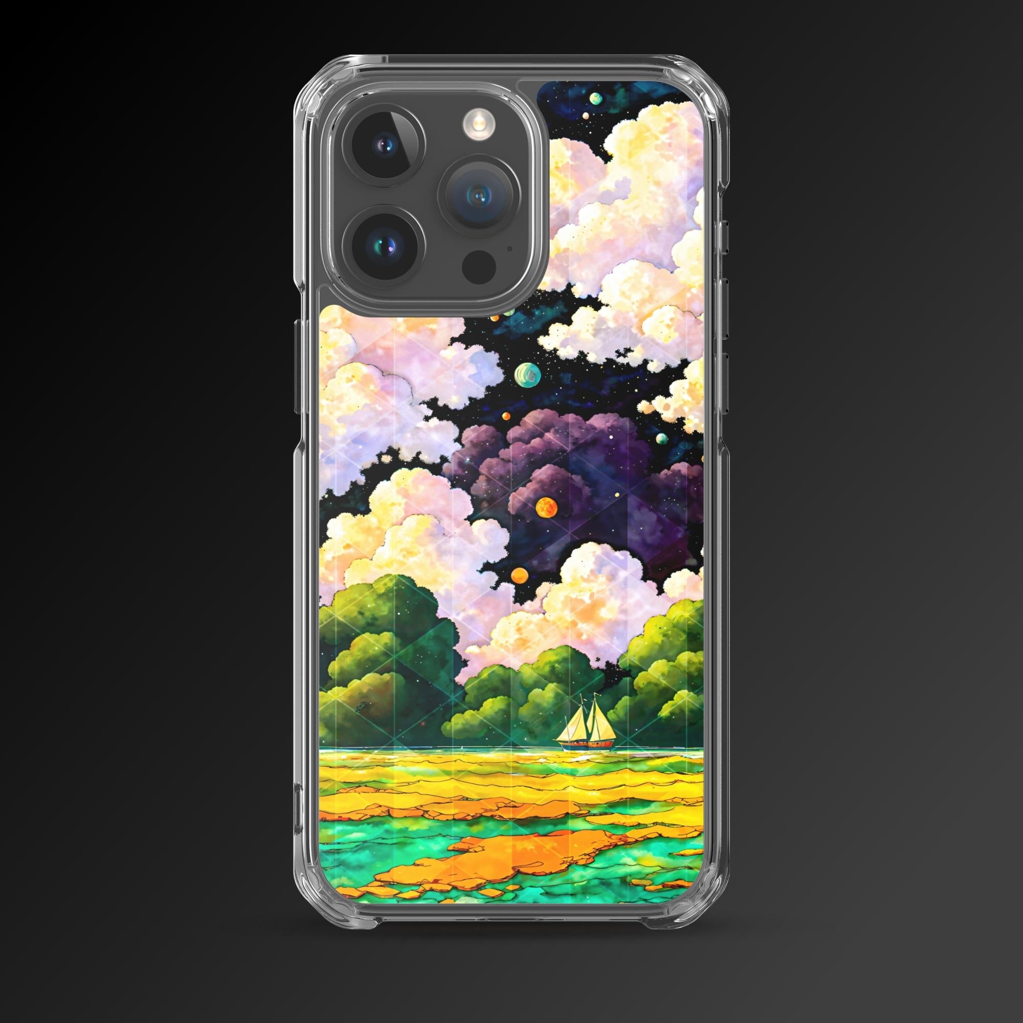 "Horizon quest" clear iphone case - Clear iphone case - Ever colorful
