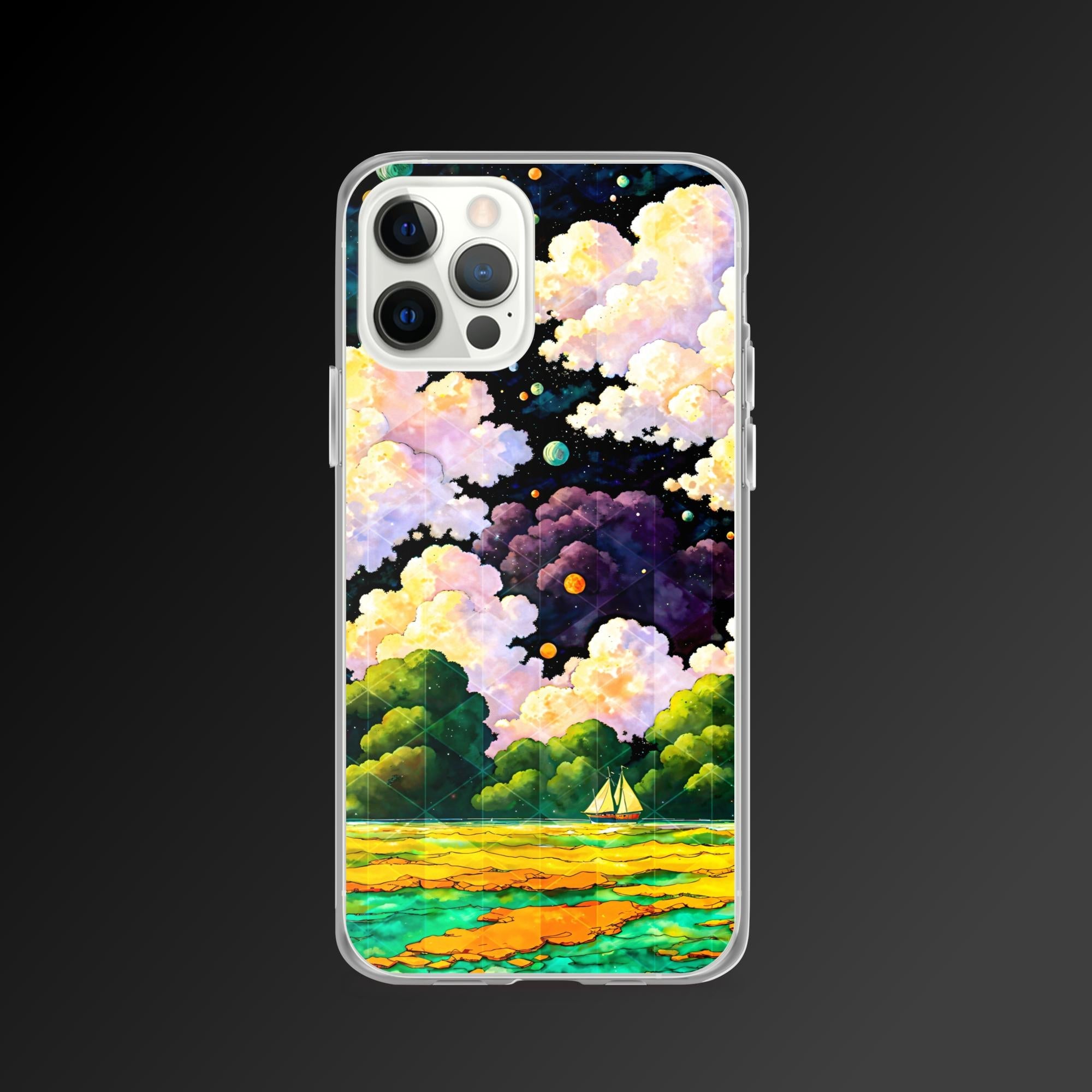 "Horizon quest" clear iphone case - Clear iphone case - Ever colorful