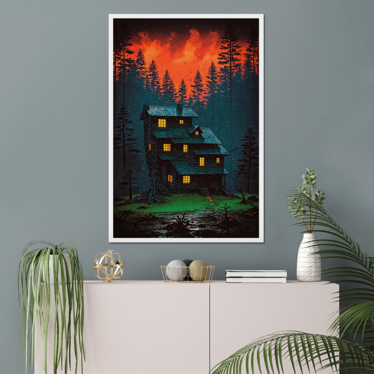 House of terrors - Art print - Poster - Ever colorful