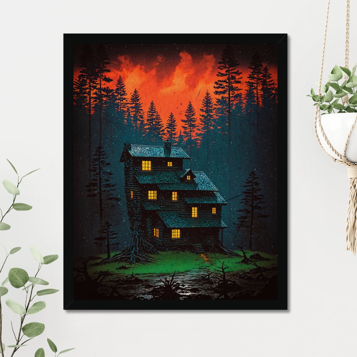 House of terrors - Art print - Poster - Ever colorful