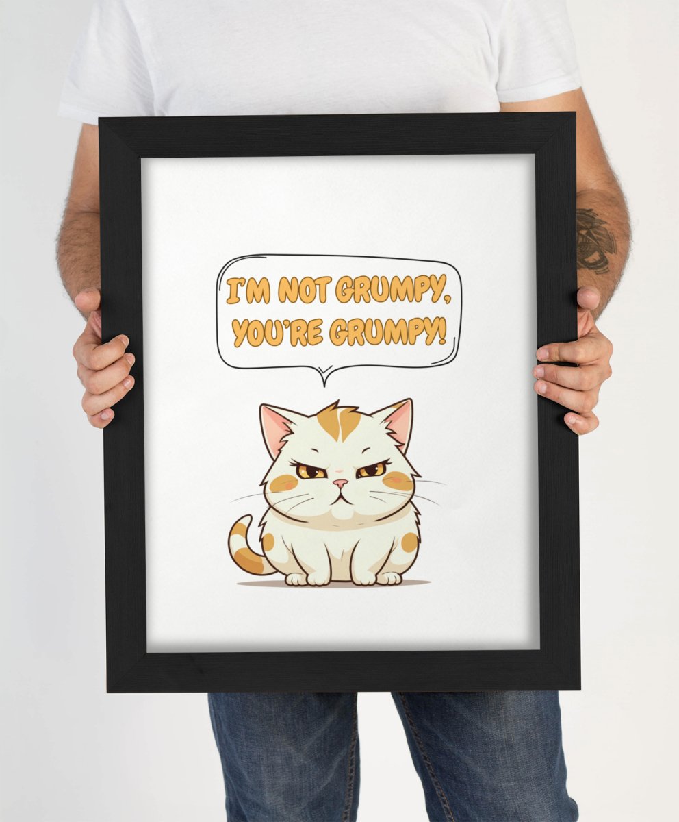I'm not grumpy - Art print - Poster - Ever colorful