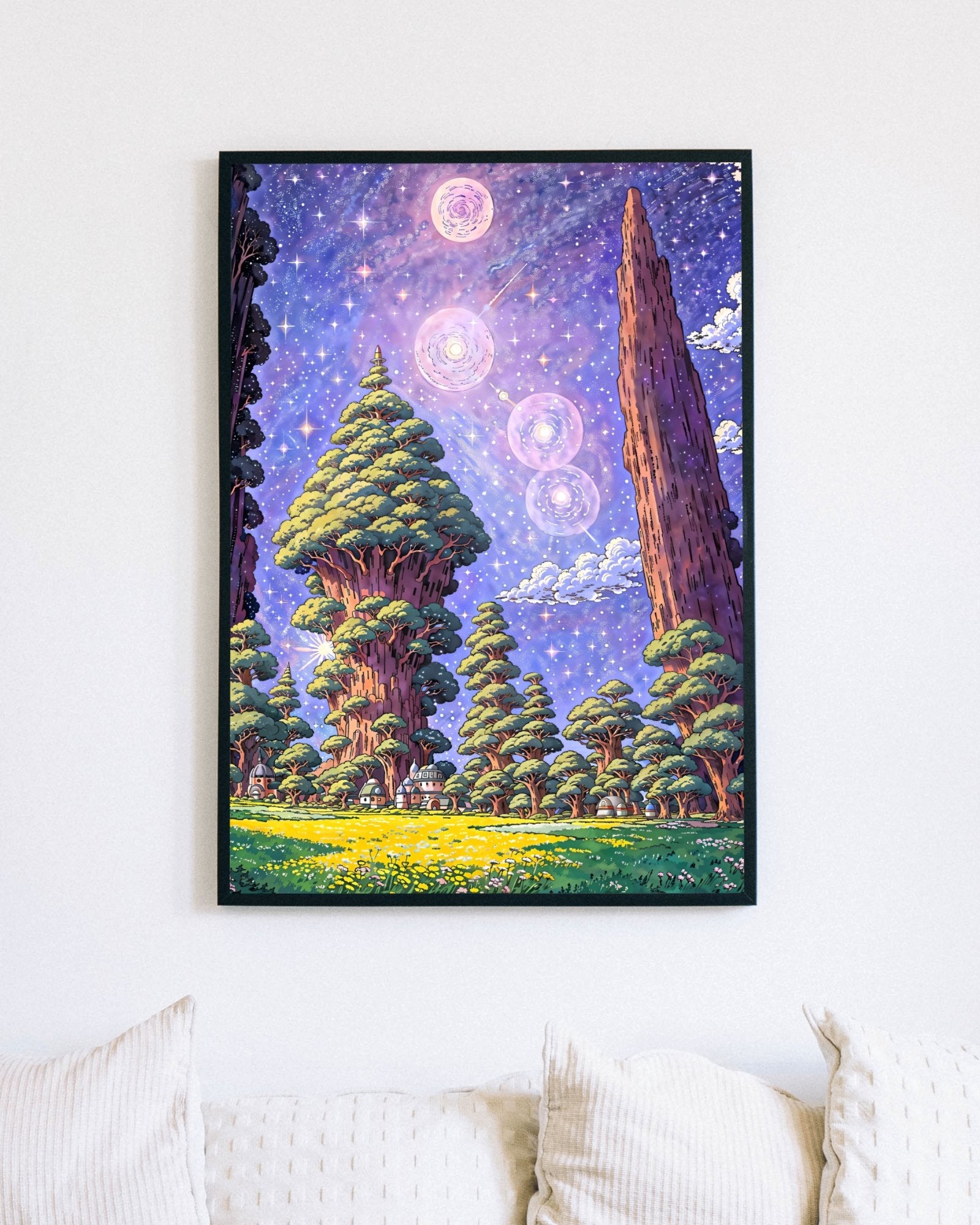 Interstellar gnome village - Poster - Ever colorful