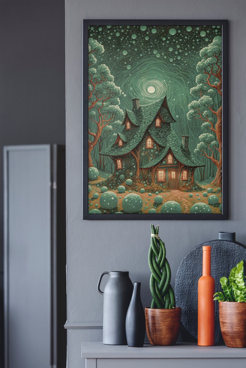 Jade typhoon - Art print - Poster - Ever colorful