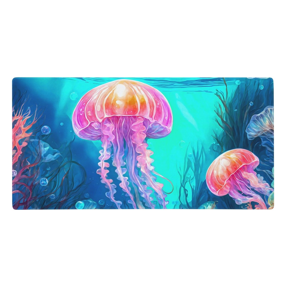 Jellyfish voyage - Gaming mouse pad - Ever colorful