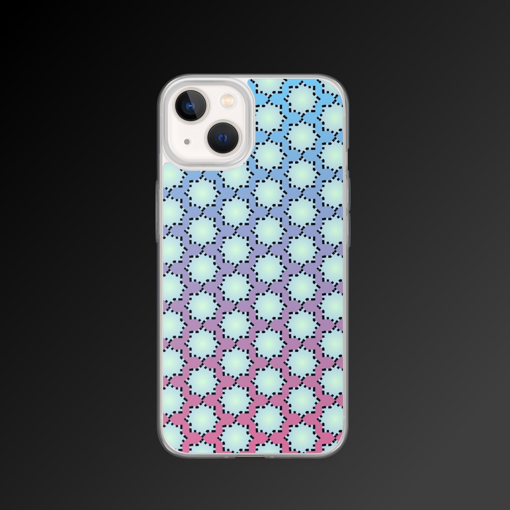 "Light flakes pattern" clear iphone case - Clear iphone case - Ever colorful