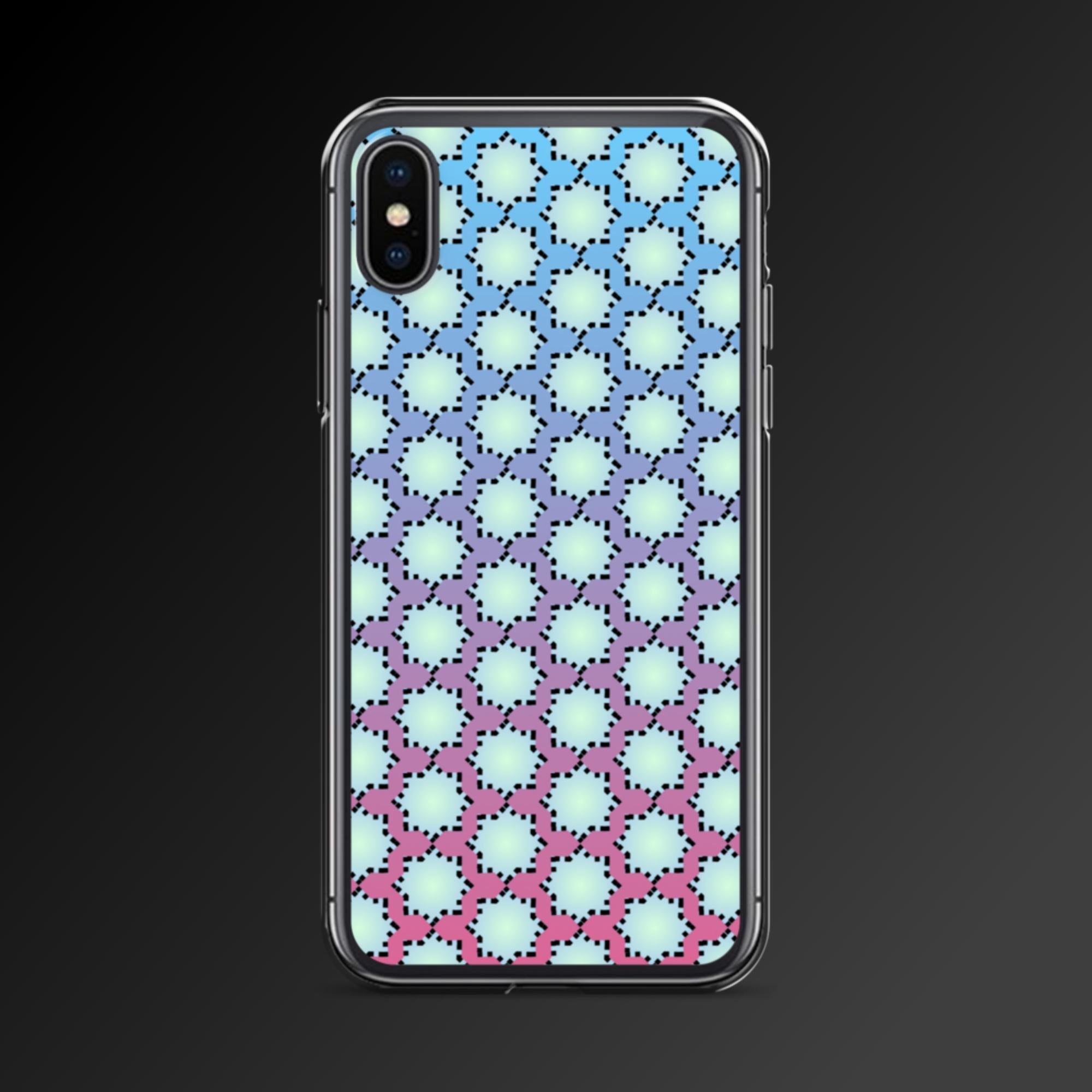 "Light flakes pattern" clear iphone case - Clear iphone case - Ever colorful