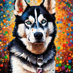 Lovable husky - Poster - Ever colorful