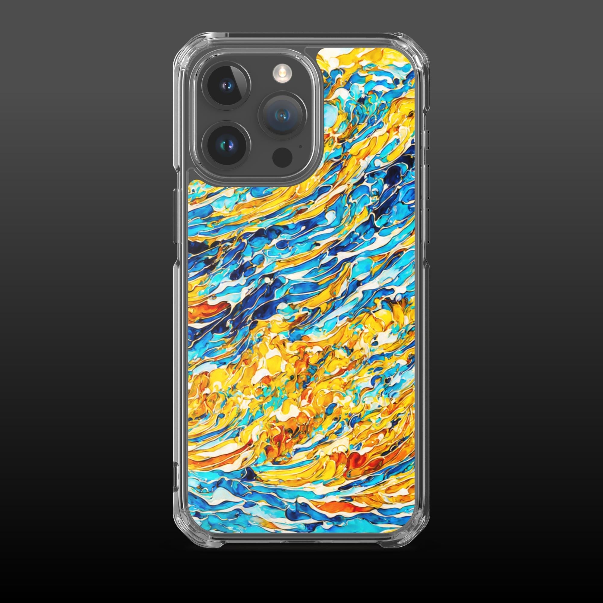 "Mad waves" clear iphone case - Clear iphone case - Ever colorful