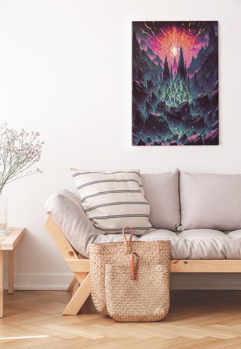 Magnetic shards - Art print - Poster - Ever colorful