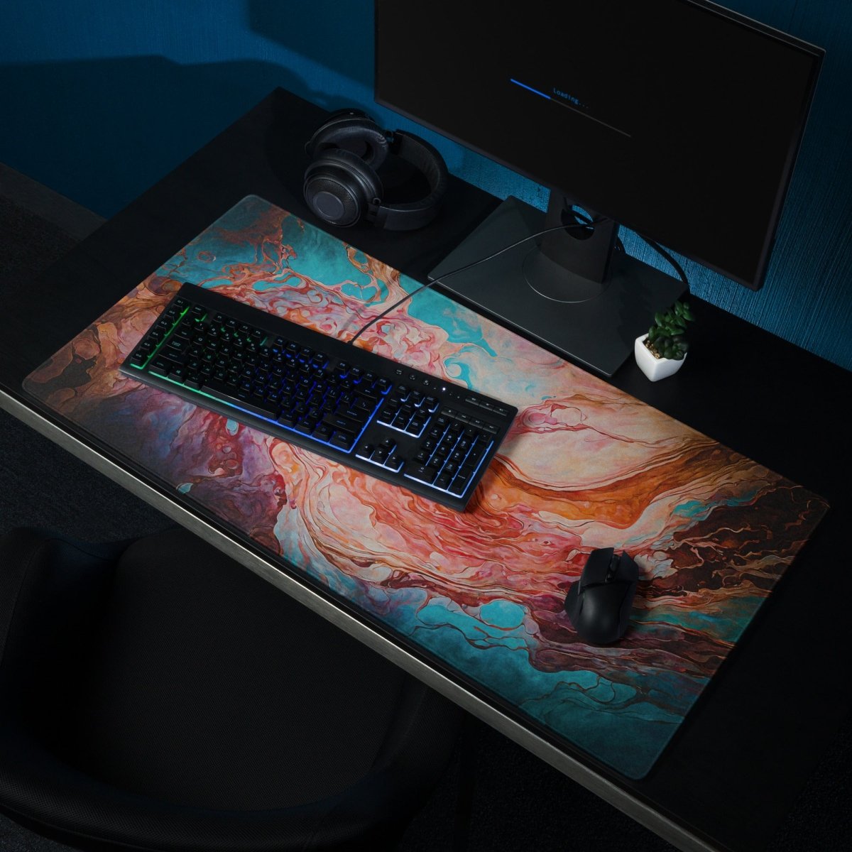 Marbled rhapsody - Gaming mouse pad - Ever colorful