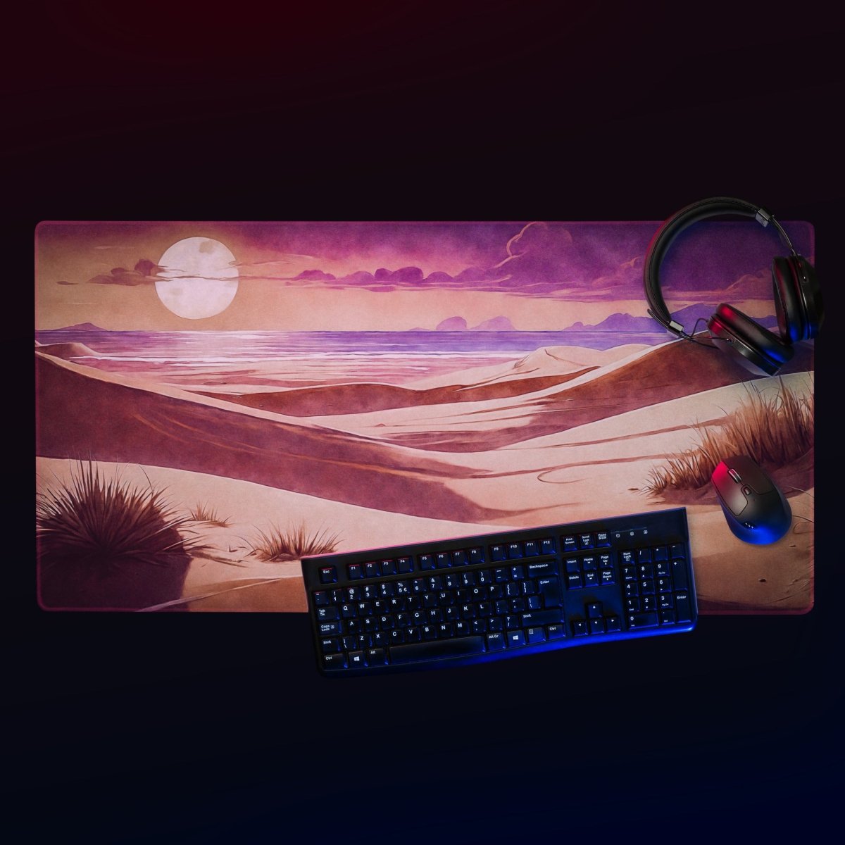 Misty desert sands - Gaming mouse pad - Ever colorful