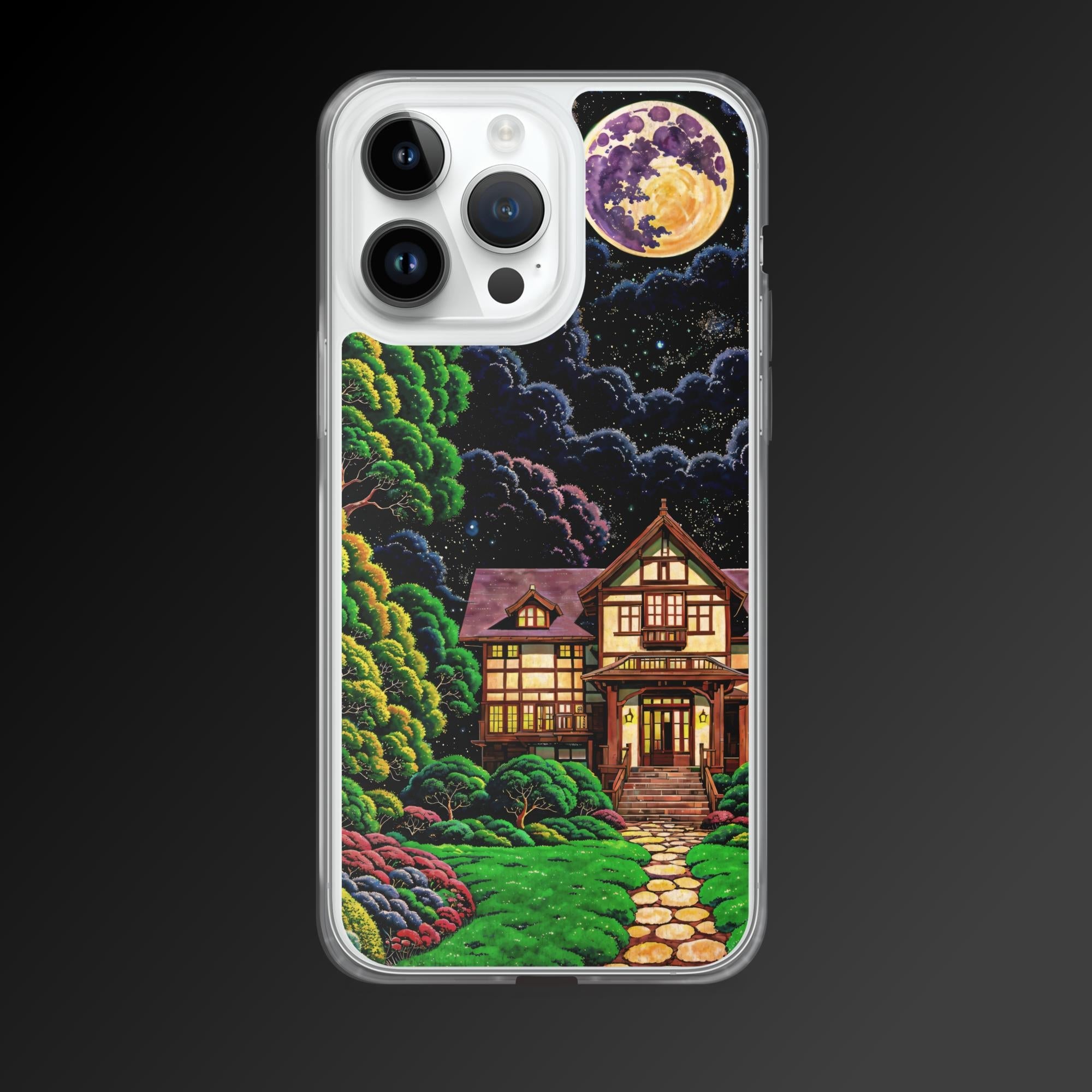 "Moonlight mansion" clear iphone case - Clear iphone case - Ever colorful