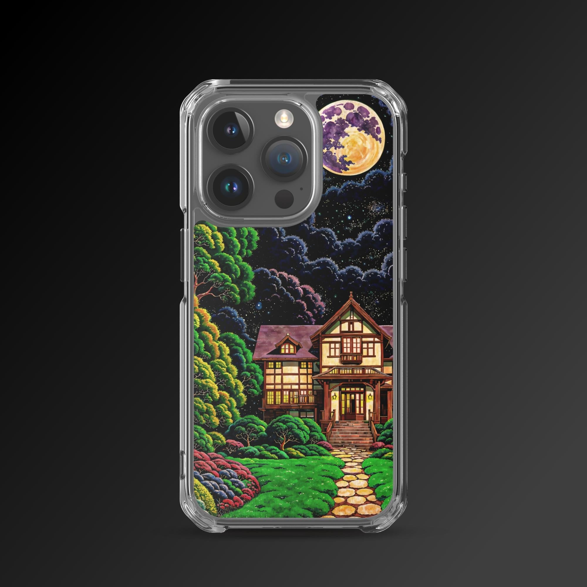 "Moonlight mansion" clear iphone case - Clear iphone case - Ever colorful