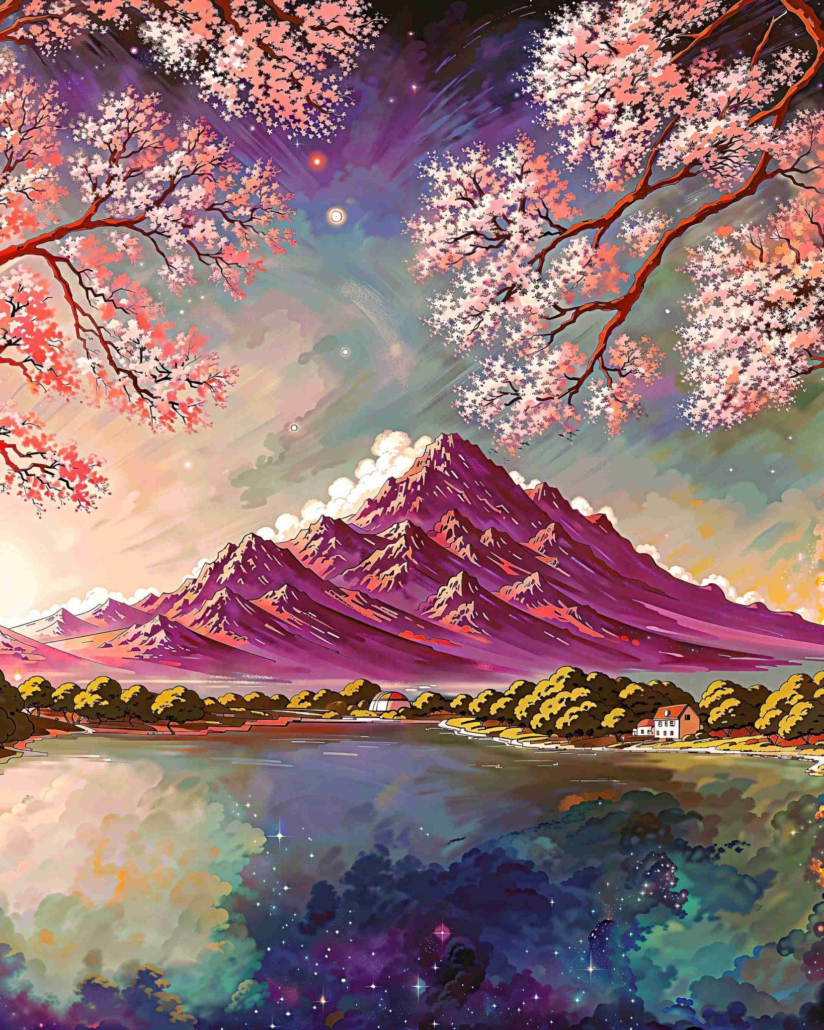 Mount fuji - Poster - Ever colorful