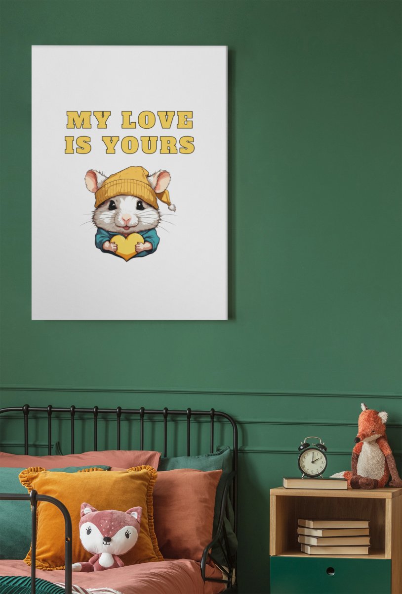 My love is yours - Art print - Poster - Ever colorful
