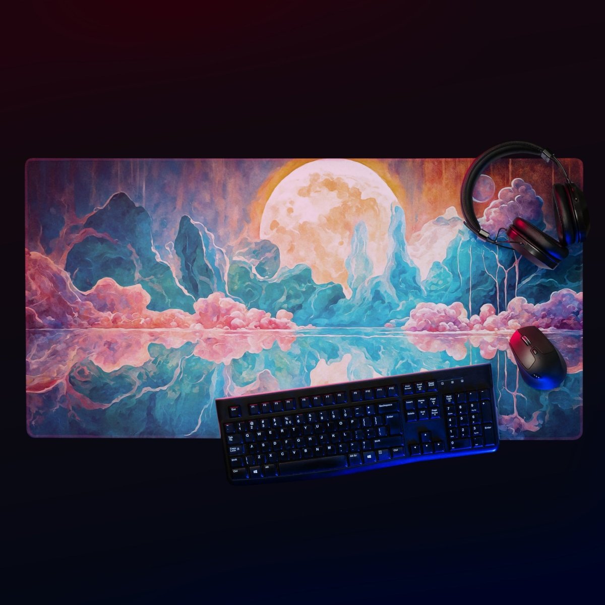 Mystic mountain - Gaming mouse pad - Ever colorful