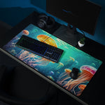 Oceanic jellyfish - Gaming mouse pad - Ever colorful