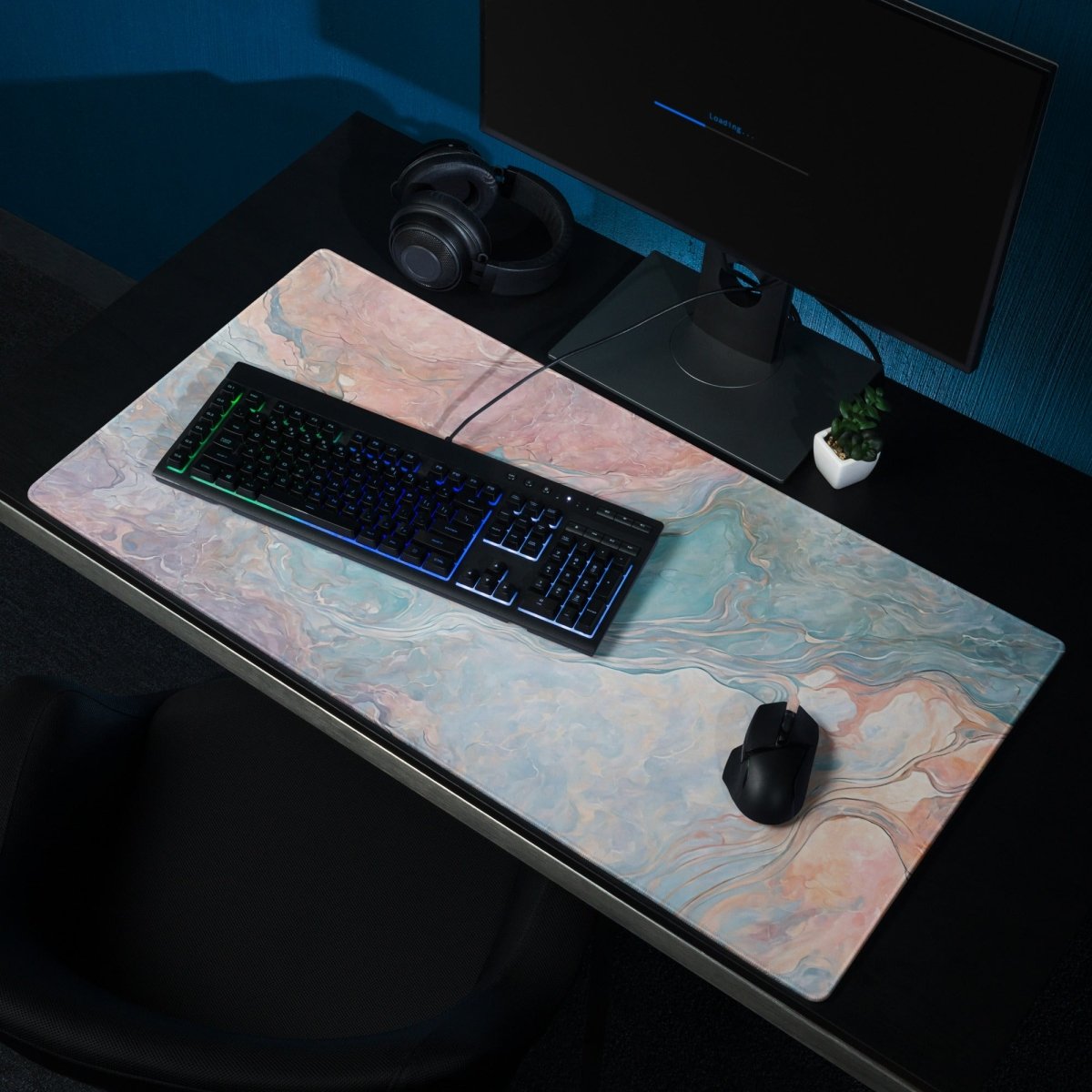 Pastel marble - Gaming mouse pad - Ever colorful