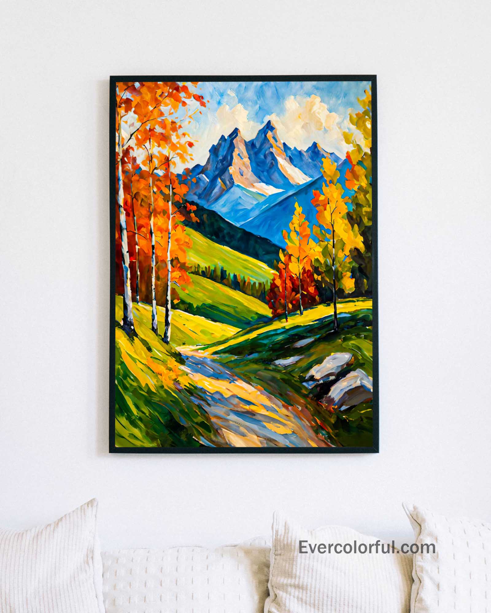 Path to the peak - Poster - Ever colorful