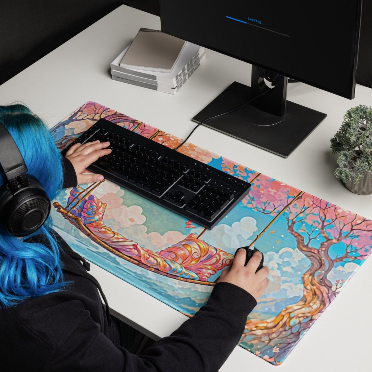 Playful morning - Gaming mouse pad - Ever colorful