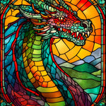 Rainbow dragon - Poster - Ever colorful