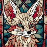 Rosey fennec fox - Poster - Ever colorful