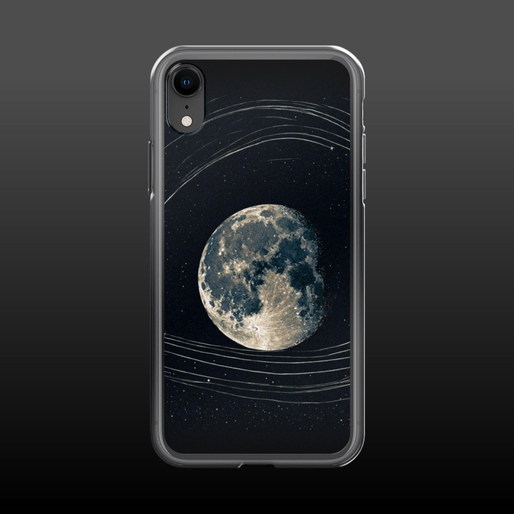 "Round the moon" clear iphone case - Clear iphone case - Ever colorful