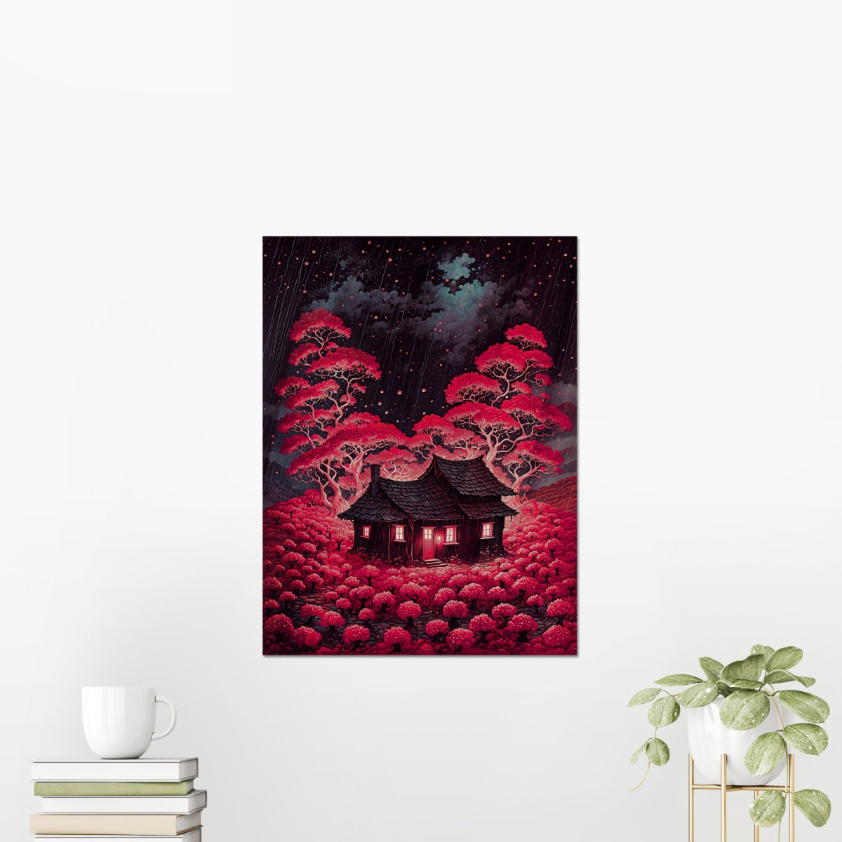 Ruby flora beauty - Art print - Poster - Ever colorful