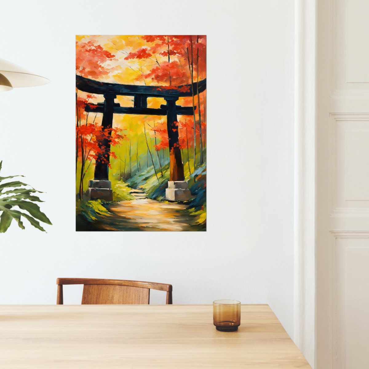 Sacred torii gate - Art print - Poster - Ever colorful