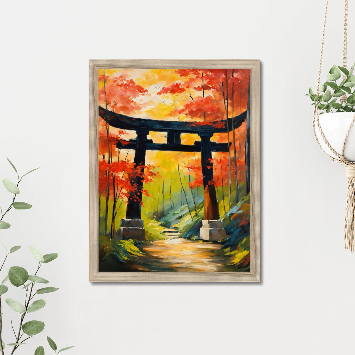 Sacred torii gate - Art print - Poster - Ever colorful