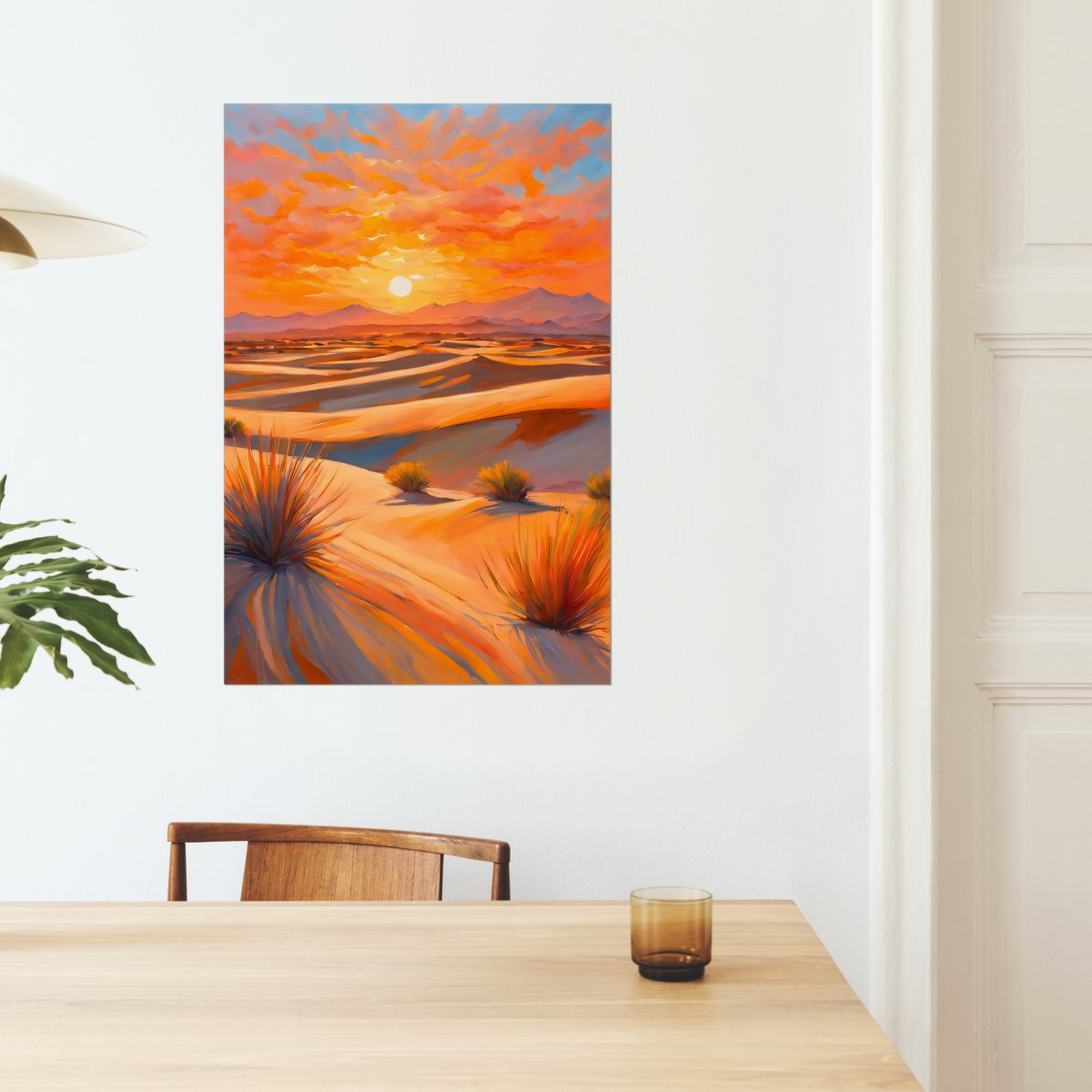 Sahara sand dunes - Art print - Poster - Ever colorful